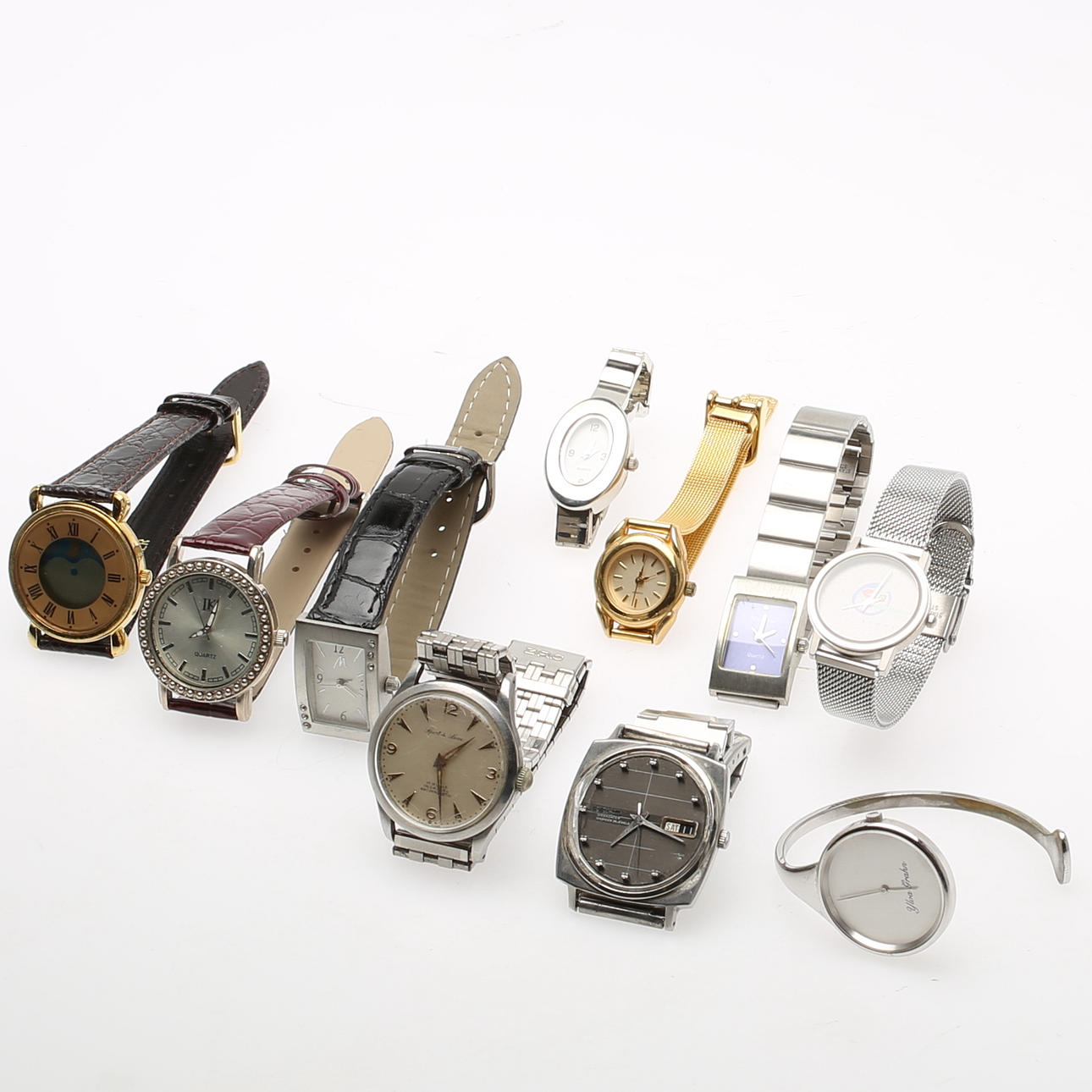 PARTI ARMBANDSUR, 10 st, bl a Seiko, Sport de Luxe.