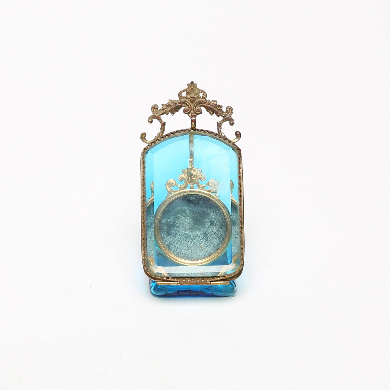 UHRENSTÄNDER, Glas/Metall.