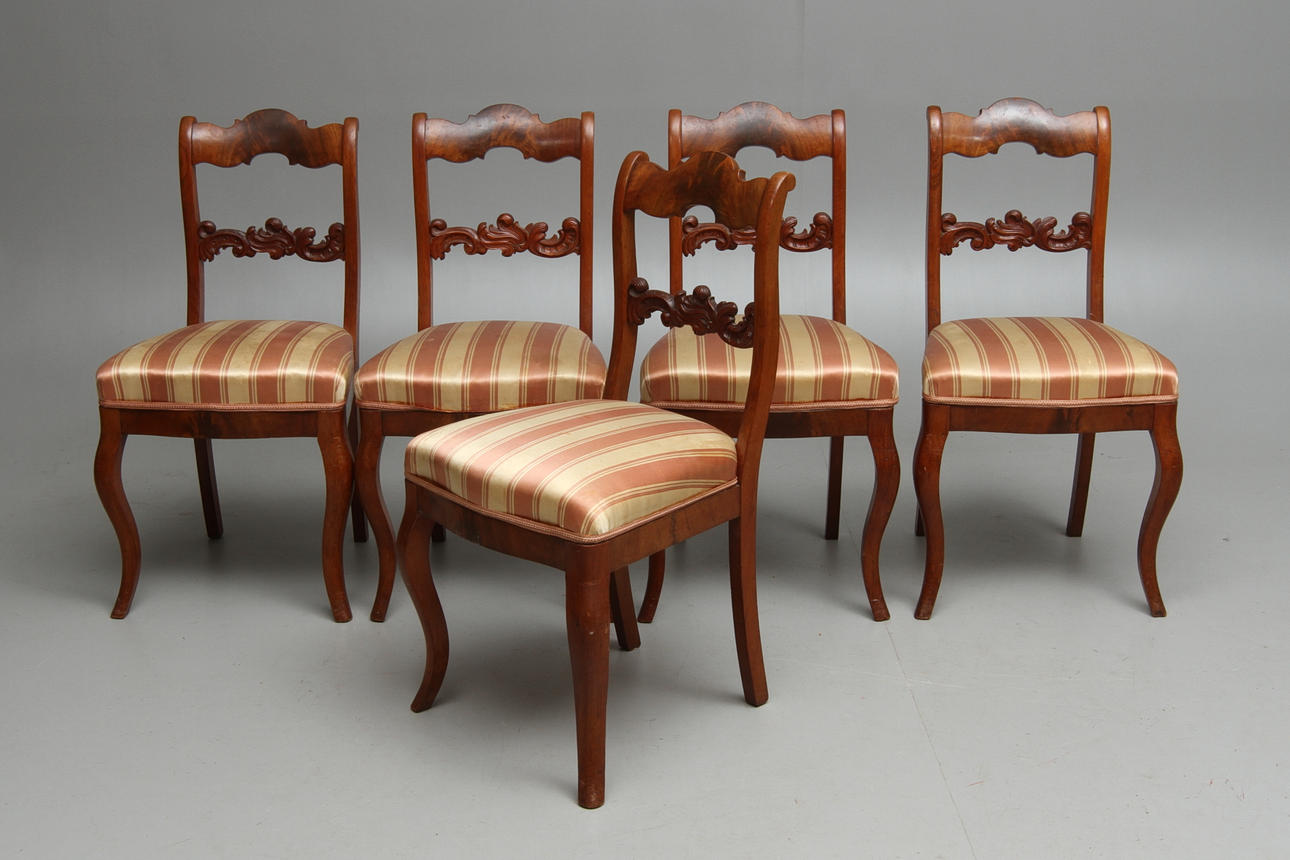 STOLAR, 5 st, senempire, 1800-tal.