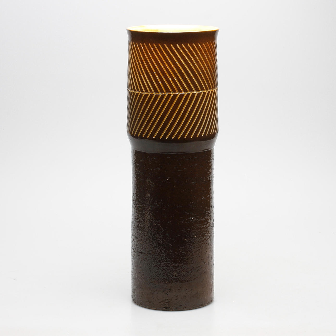 GOLVVAS, lergods, "Orust", Göran Andersson, Upsala Ekeby, 1960-61.