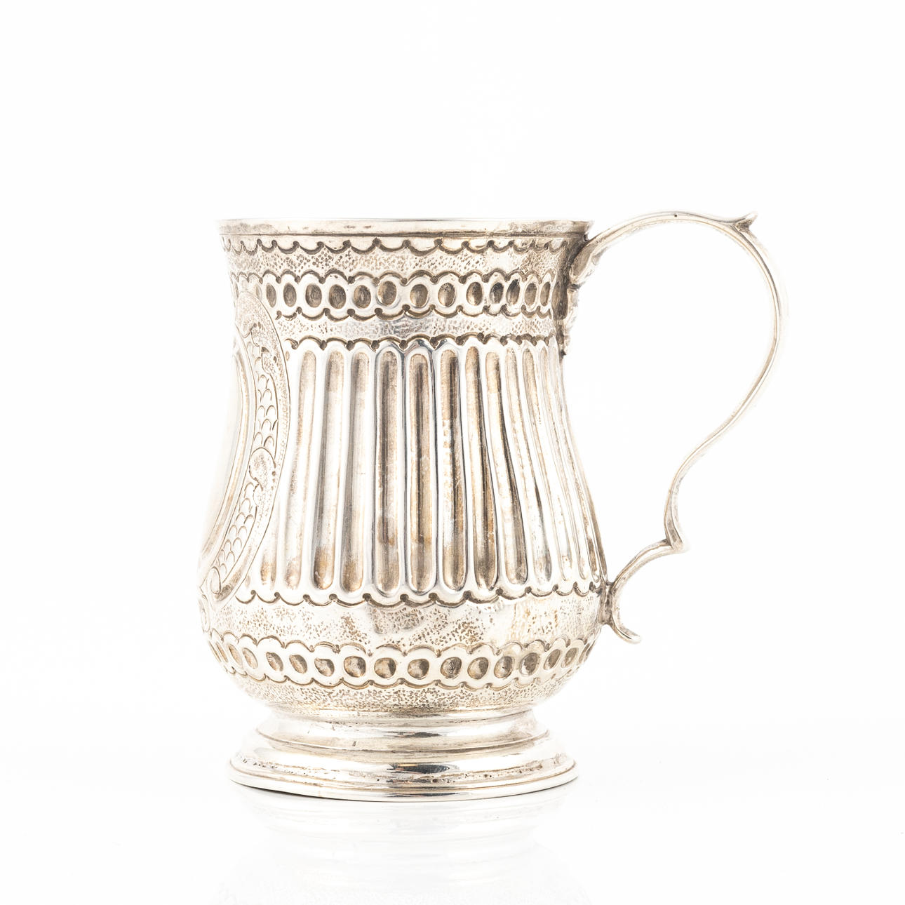 Sølvbæger, muligvis William Bagnall, London, 1757.