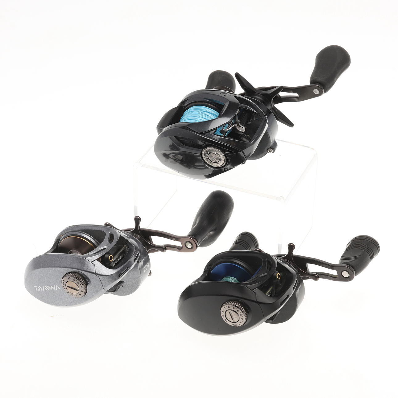 CARRETES DE PESCA, 3 piezas, Daiwa.