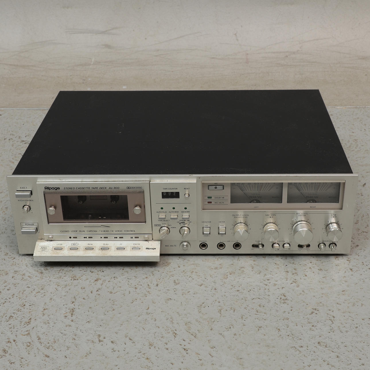 A cassette deck, Alpage AL-300, 1970/80s.