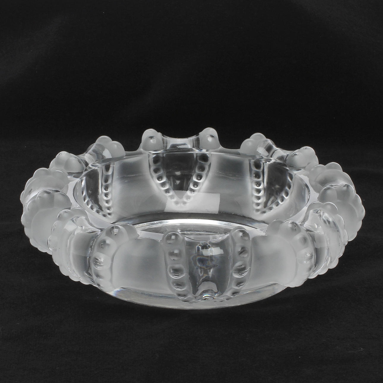 SKÅL, glas, stämplad Lalique France.