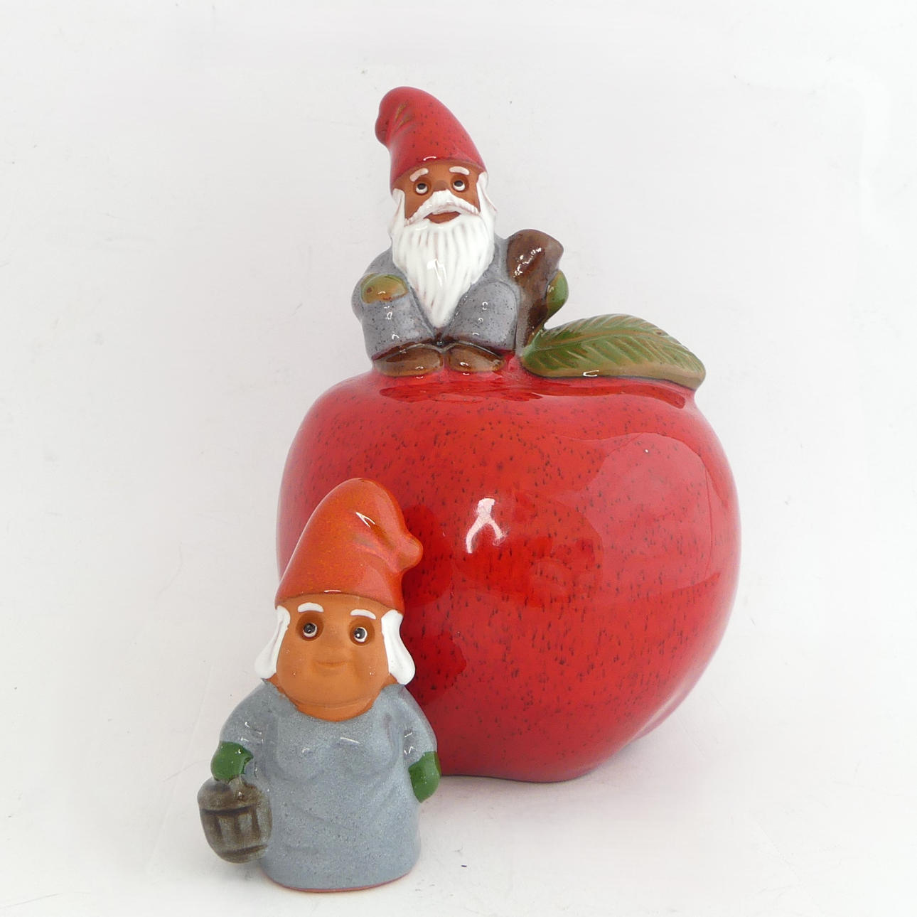 ROLF BERG. FIGURINES, gnomes, two pcs. Rolf Berg.