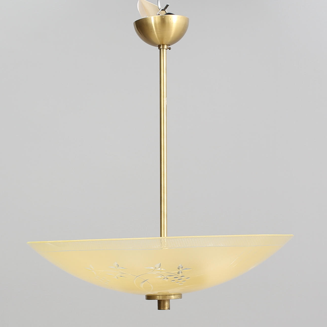 TAKPLAFOND, frostat glas, 1900-talets första hälft.