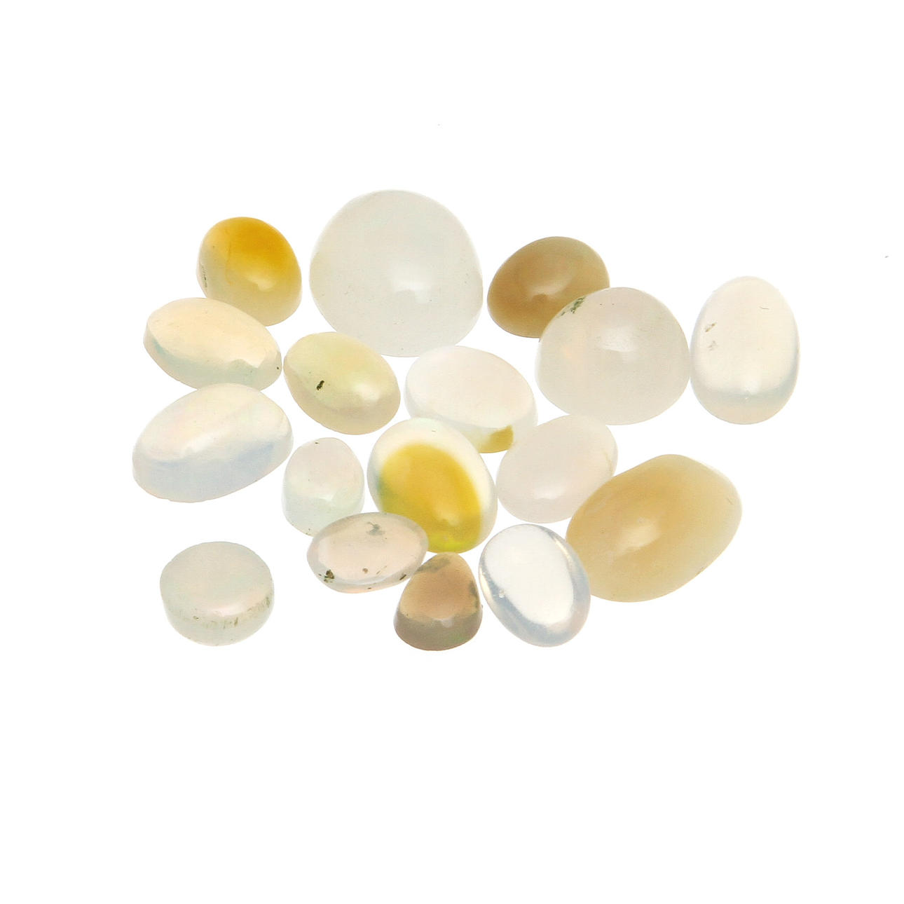 ÄDELSTENAR, 17 st, Welo opaler. Vikt totalt 13,5 ct.
