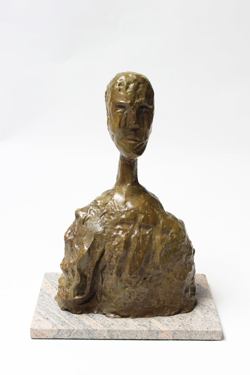 Skulptur i brons, efter Alberto Giacometti.