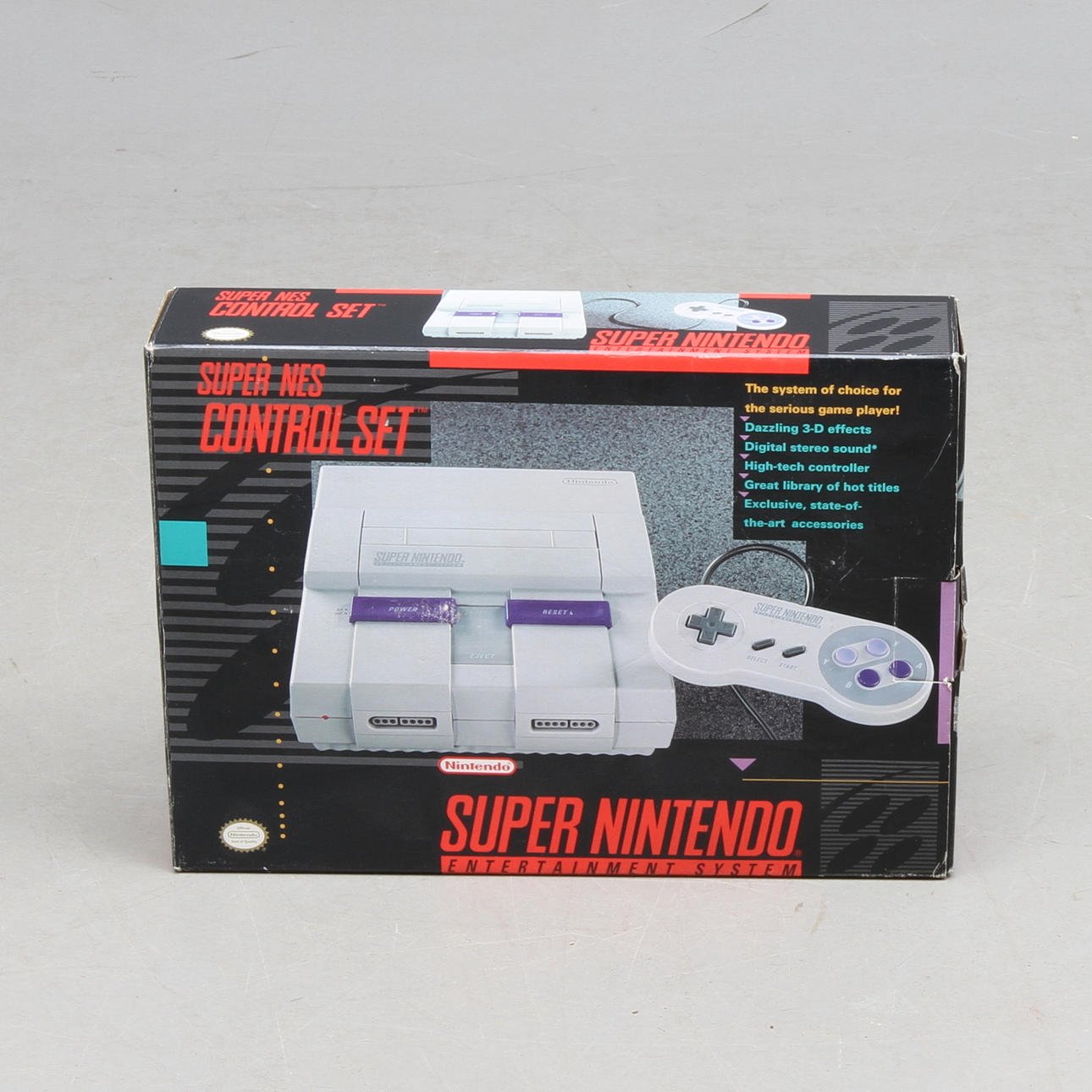 SUPER NINTENDO Super Nes Controlset, 1990-tal.