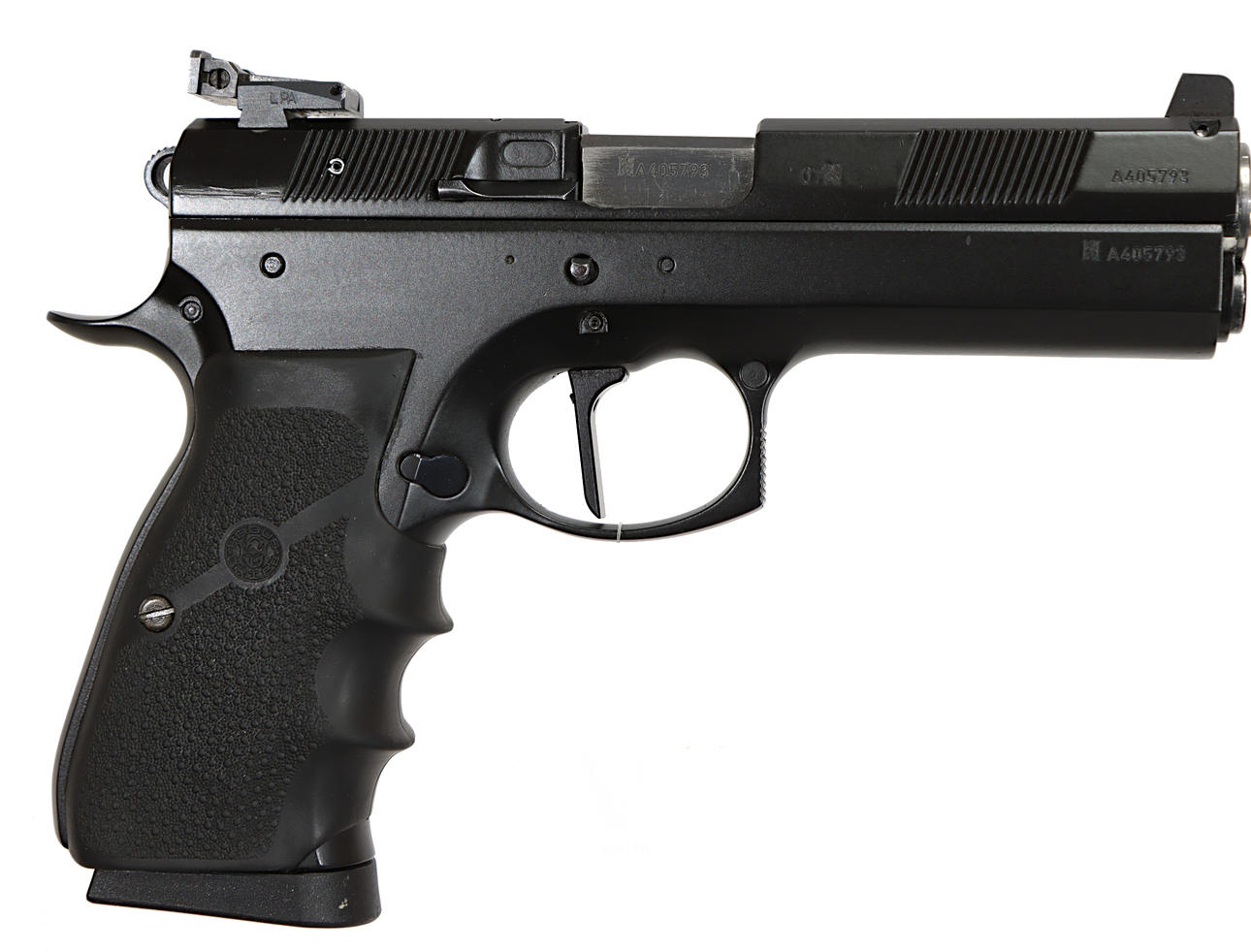 PISTOL, make CZ, model 97B, calibre .45 ACP, no. A405793, se