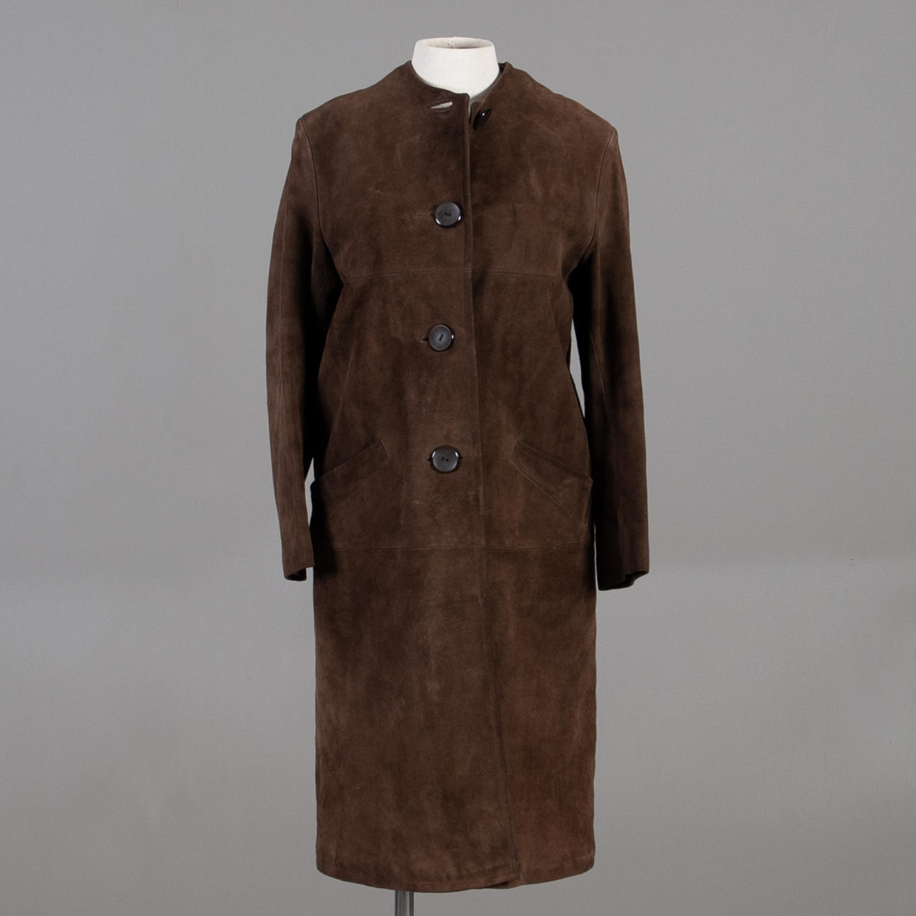 KAPPA MOCKA. Brun mockakappa, 1900-talets mitt.