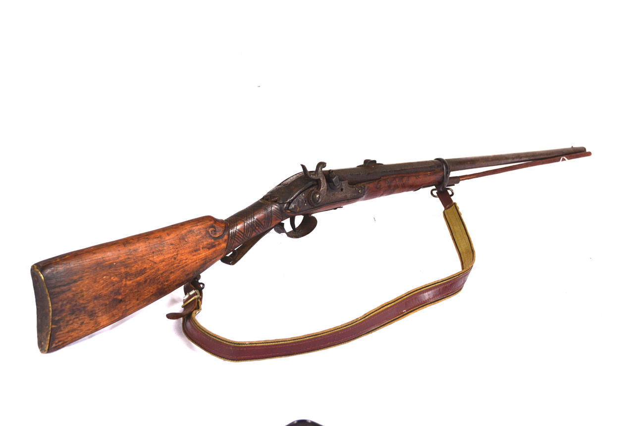A Swedish army rifle, 19th century.