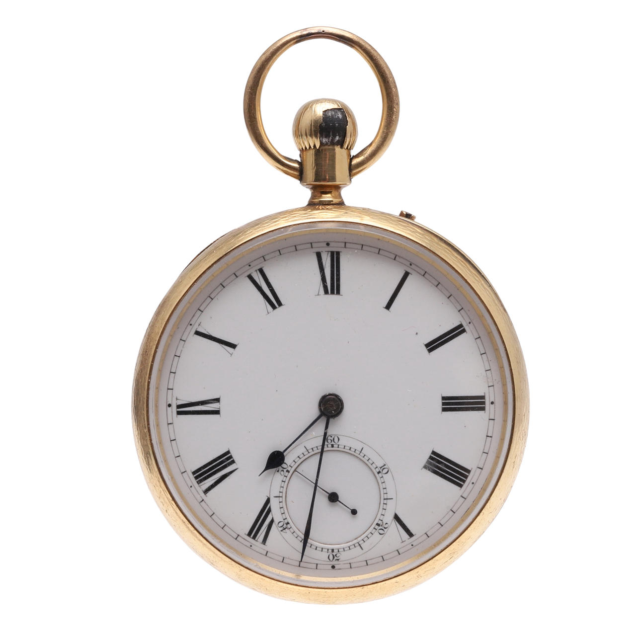 AN 18CT GOLD POCKET WATCH.