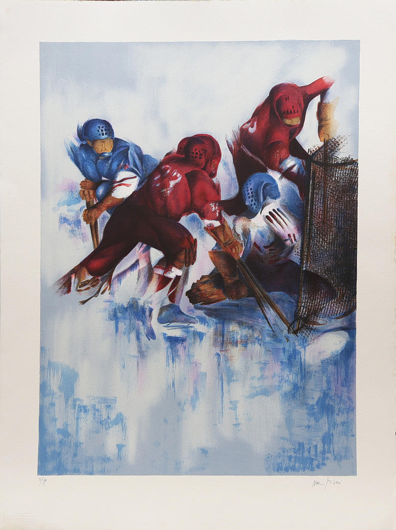 MARIO BEDINI. Hockey players.