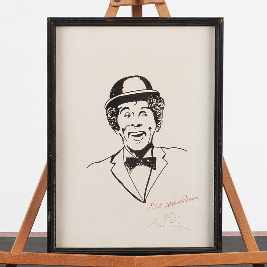 NILS POPPE. Autograph.