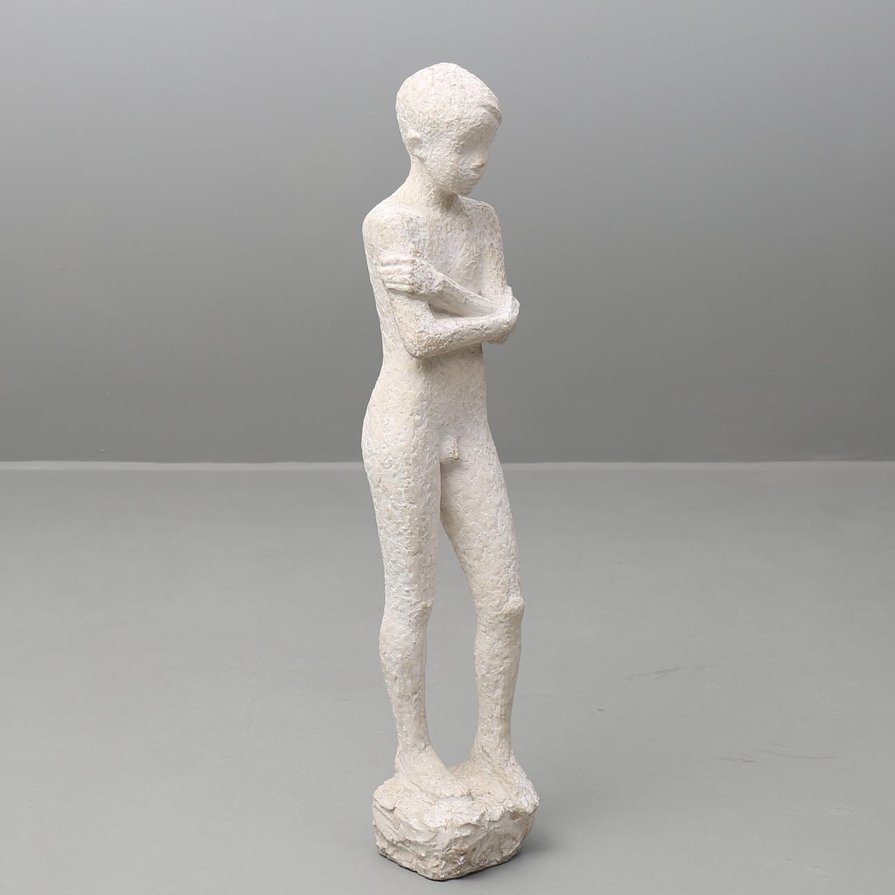 IVAR ÅLENIUS-BJÖRK. Pojke i gips, signerad.