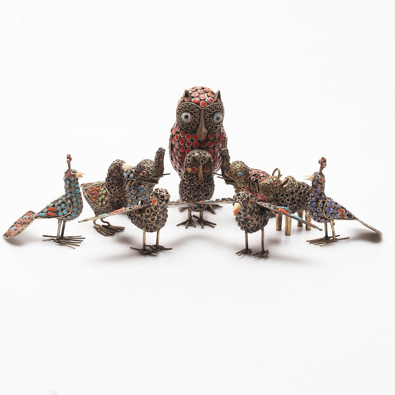 ORIENTALSKE FIGURER, 10 stk.