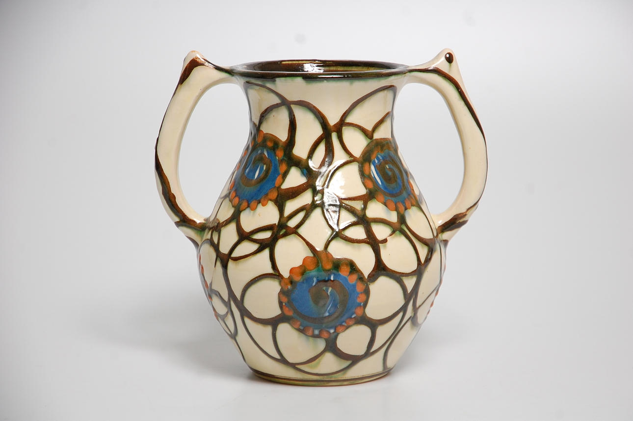 URNA, keramik, Herman Kähler Danmark, signerad HAK.