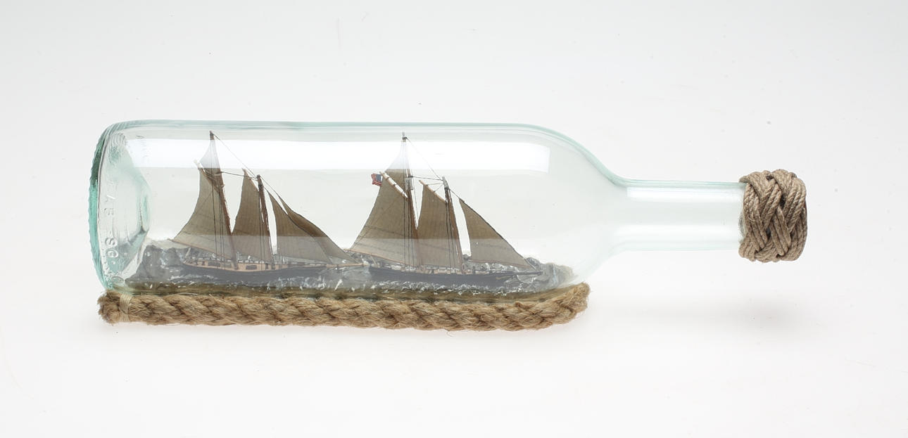 FLASKSKEPP, Göran Fors, "Sverige" "Amerika" 1999.