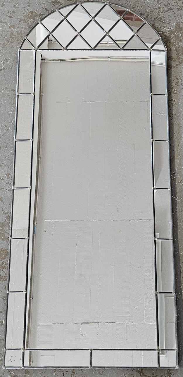 Spejl, farvet glas, 20. århundrede.