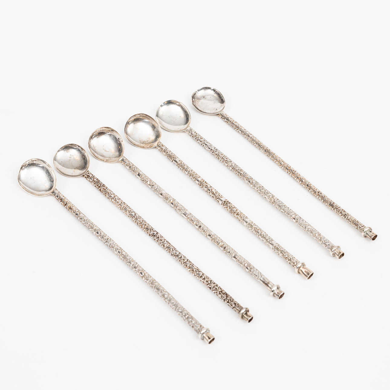 SKEDAR / SUGRÖR, 6 st, silver, Mexico, 1900-tal.