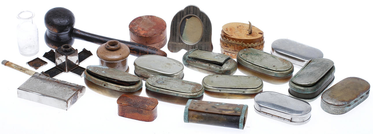 SNUSDOSOR mm, 1800-1900-tal.