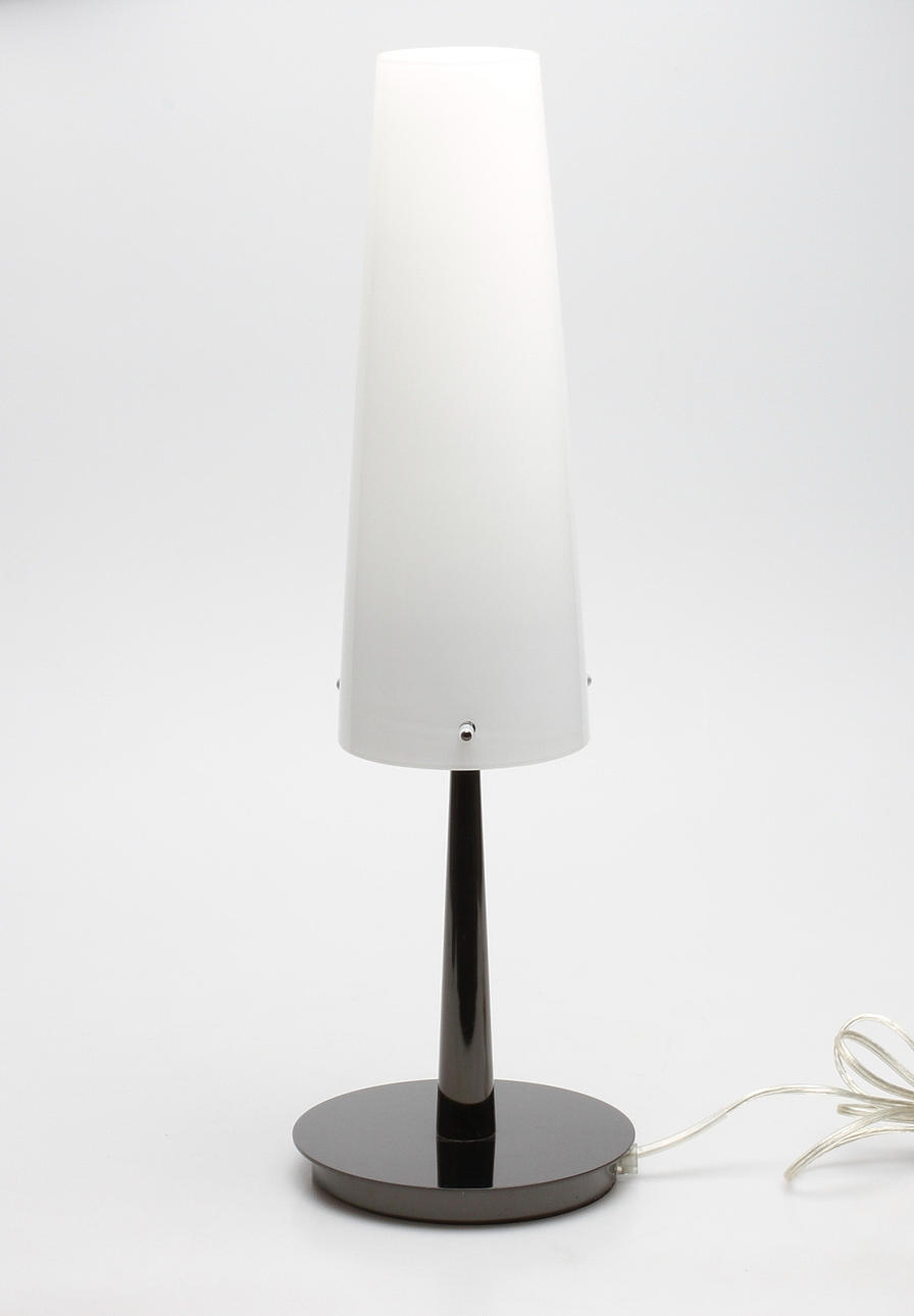 BORDSLAMPA, glas och metall, Fabas Luce Spa, Italien, 2000-tal.