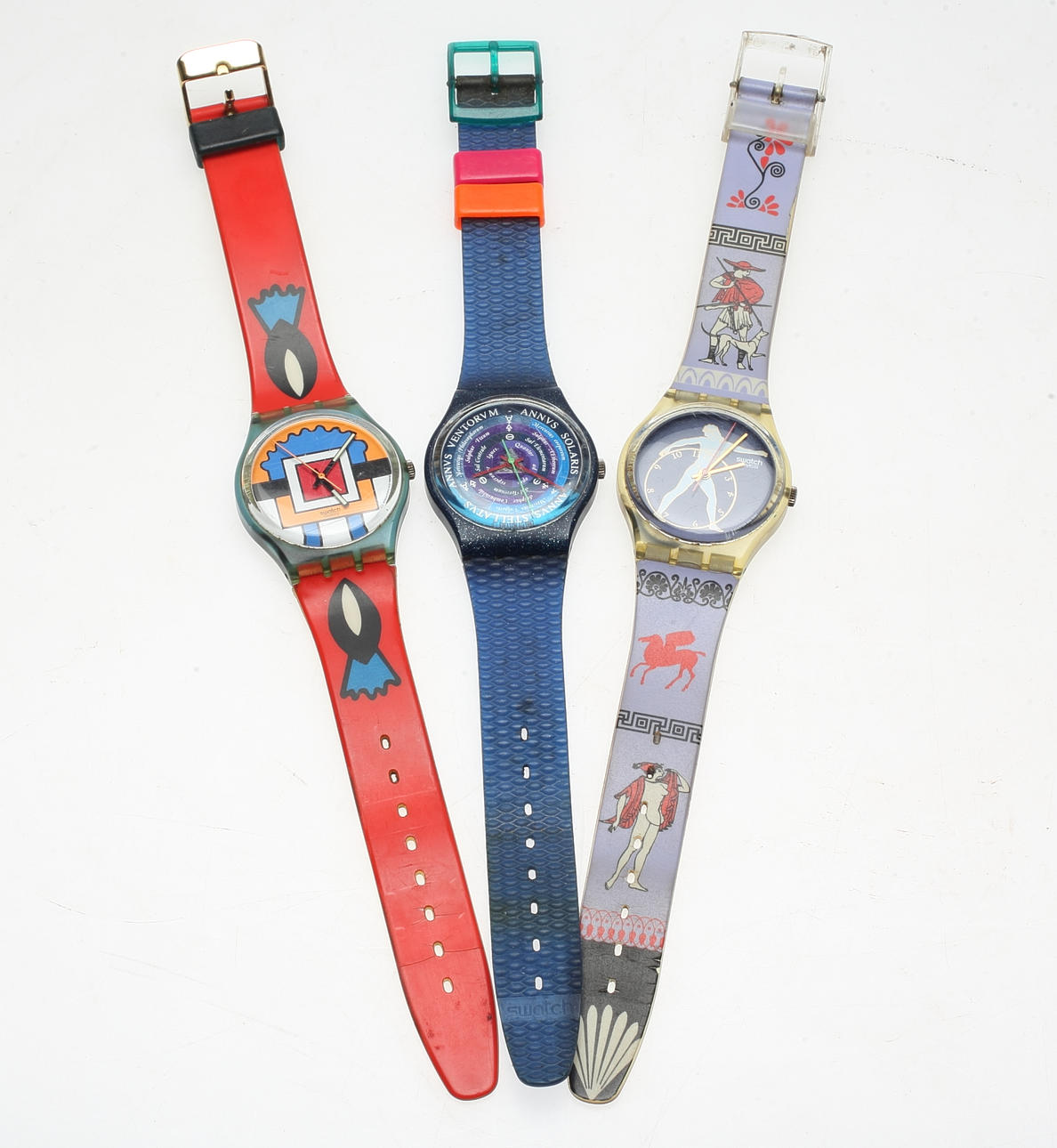 ARMBANDSUR, Swatch, 3st, 1900-tal. Quartz.