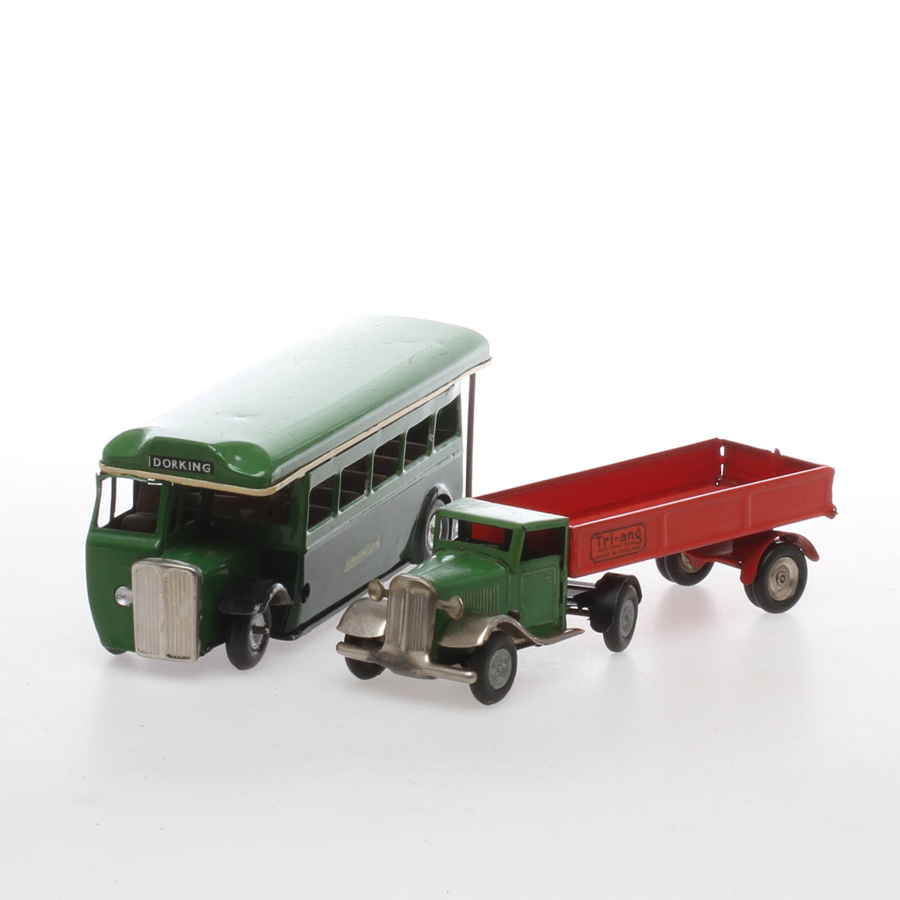 MODELLBILAR TRI-ANG , Buss och lastbil urverk.
