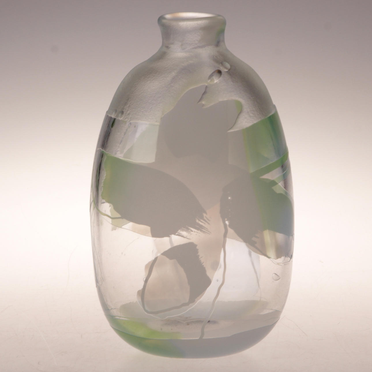 VAS, glas, Ann Wärff, Kosta, 1978, signerad samt dedikerad.