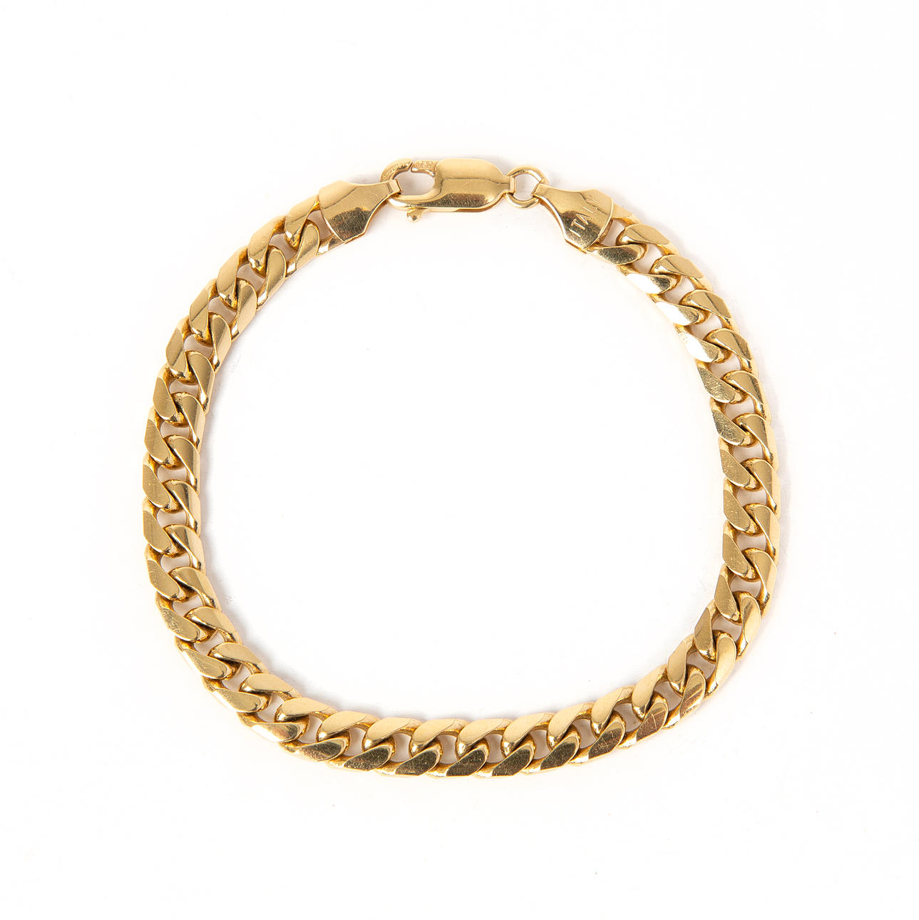 A BRACELET, 18K gold, Italy.