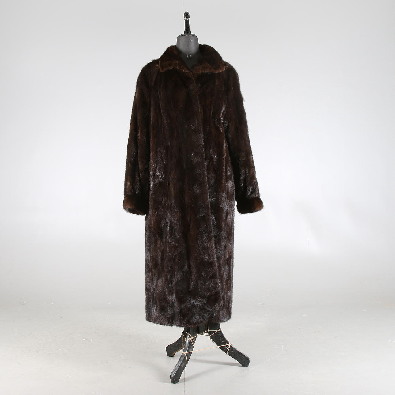 PÄLSKAPPA, mink, Körsnär, Rolf Malmberg, Vällinge, 1900-tal. Strl. 40.