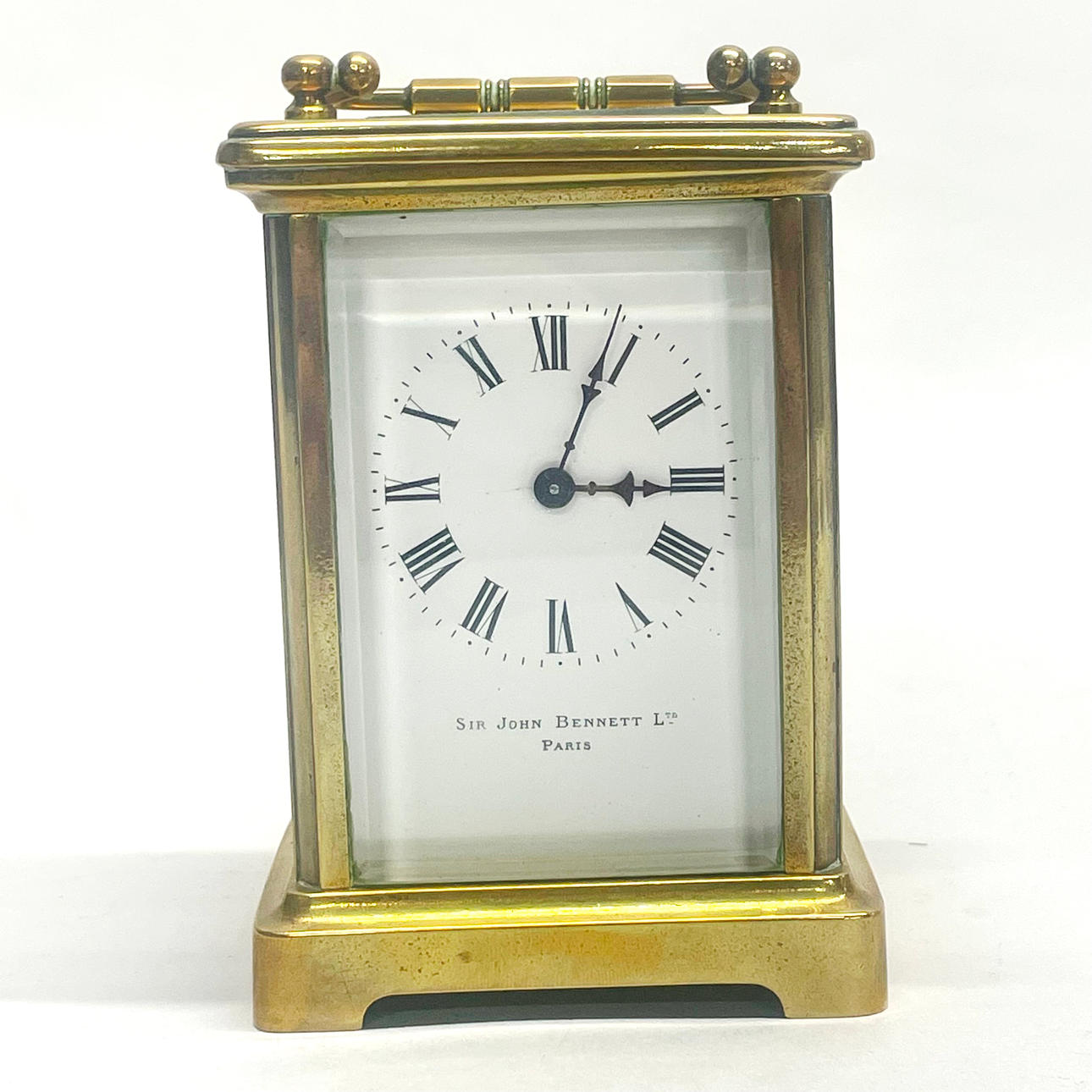 SIR JOHN BENNET BEGRÆNSET PARIS MESSINGVOGN UR.