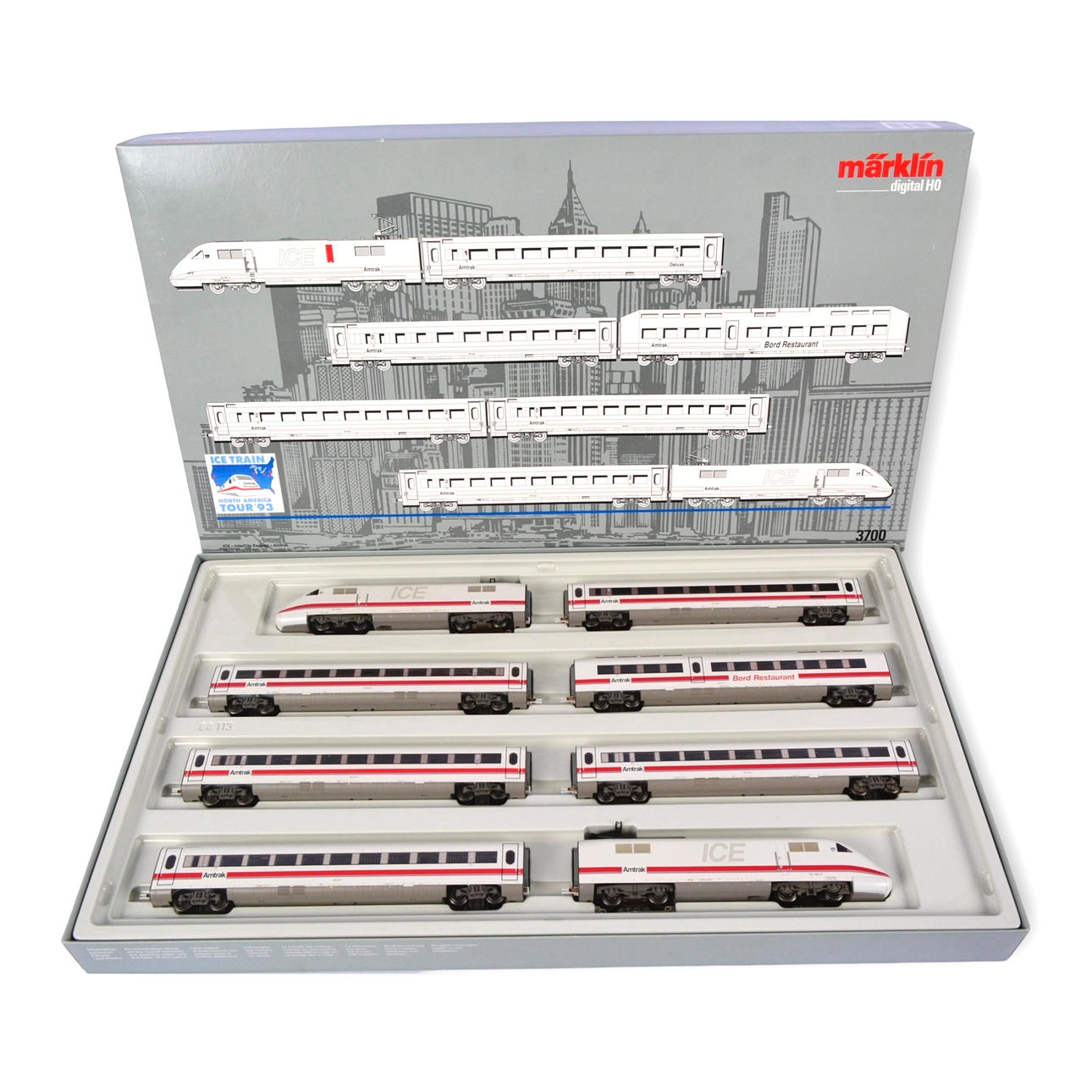 TREN DE HIELO MARKLIN DIGITAL 3700 AMTRAK.