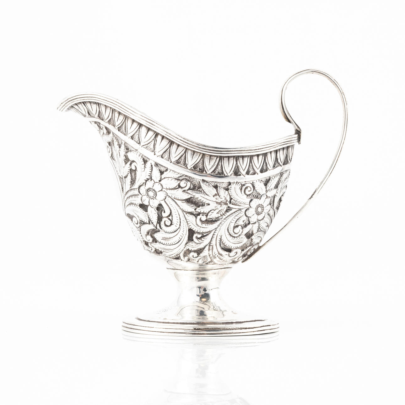 CHARLES STUART HARRIS, viktoriansk fløde, sølv, London, England, 1889.