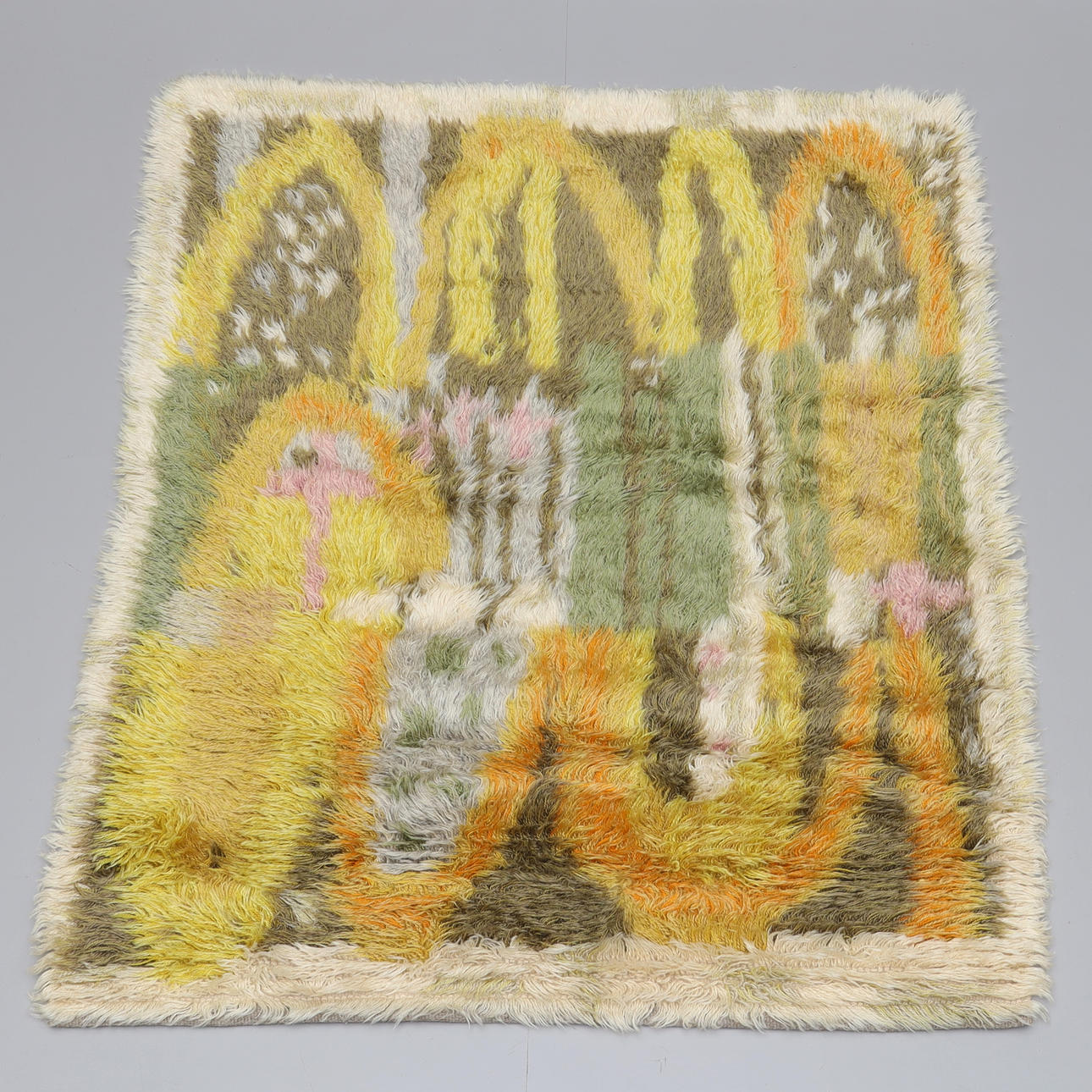 A 1960s/70's rya rug.
