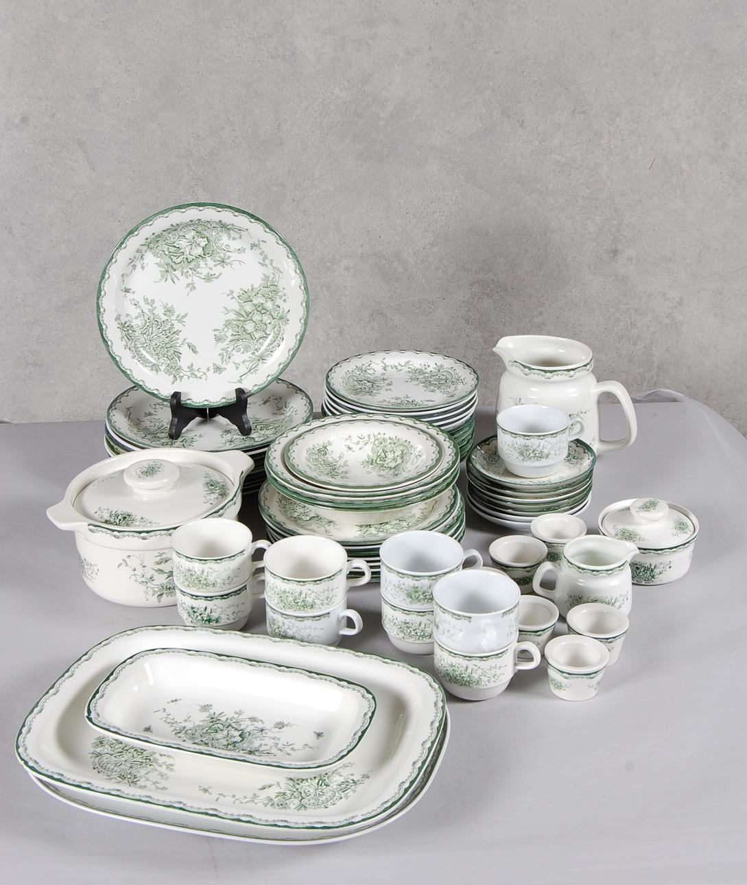 MATSERVIS, Gröna Anna, Rörstrand, 60 delar.