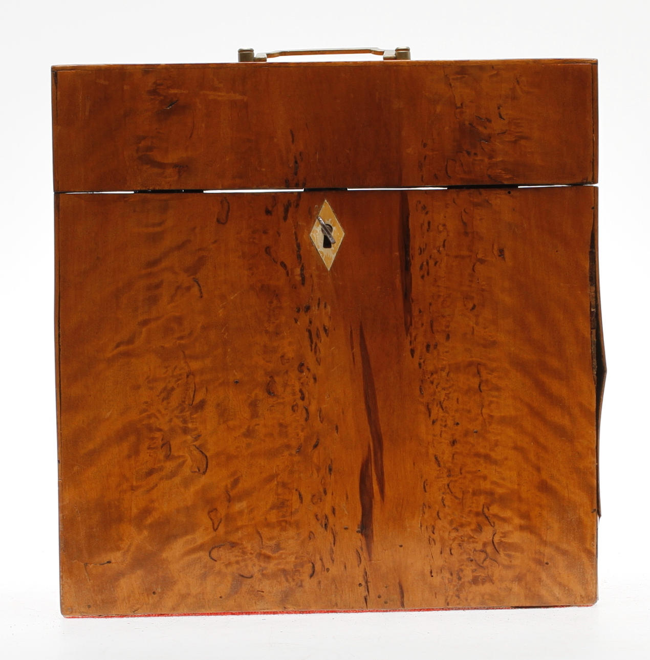 FLASKSCHATULL med 3 flaskor, 1800-tal.