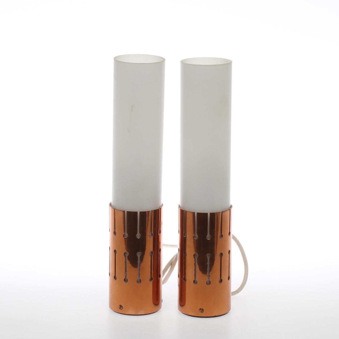 BORDSLAMPOR, 1 par, Cebe Asea-Elektroskadia, 1900-tal.