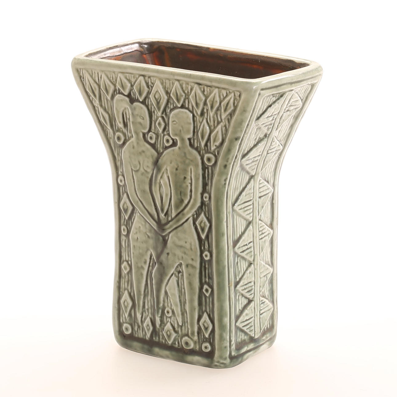 GUNNAR NYLUND. Vas, stengods, Rörstrand.