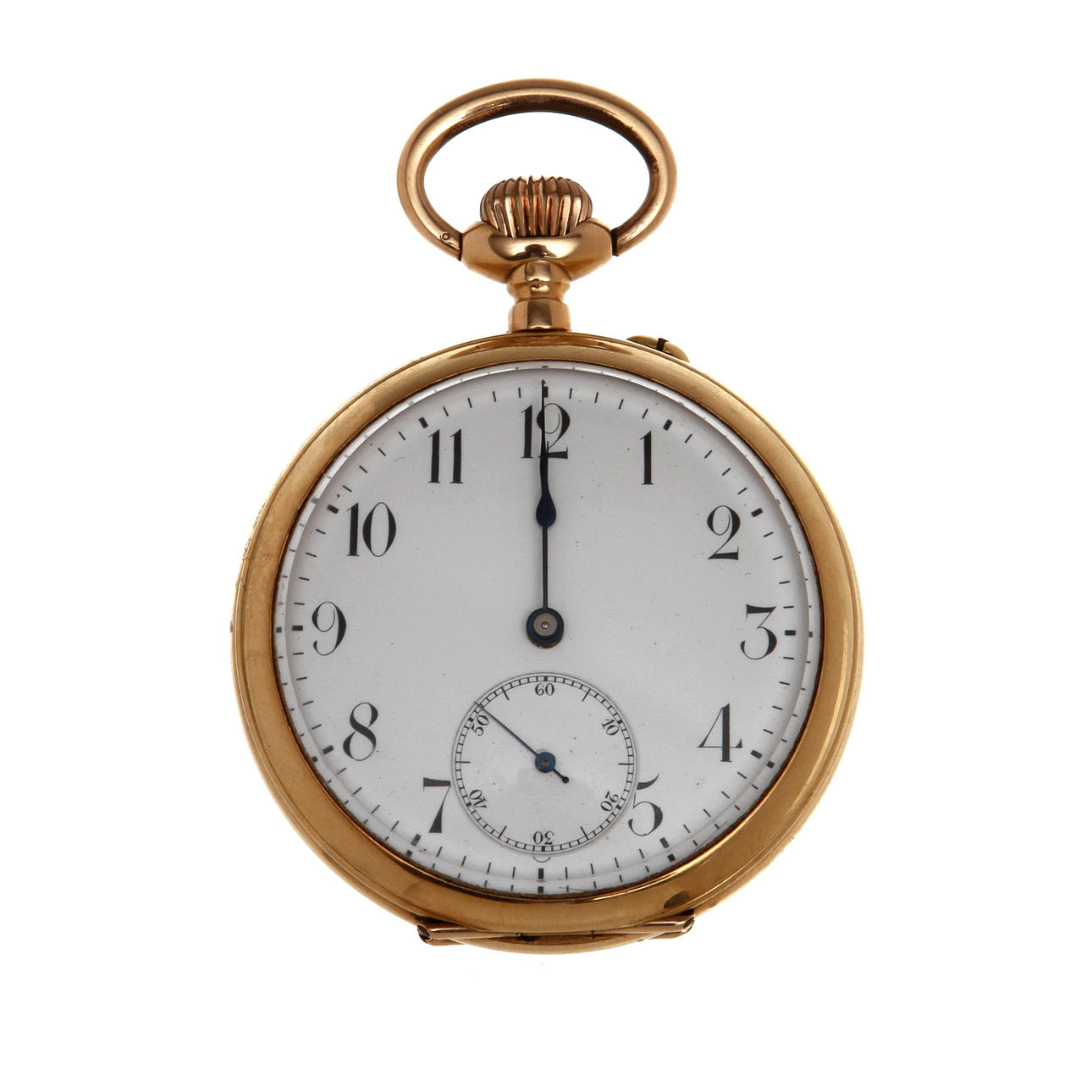 TASCHENUHR, 18 Karat Gold, Chronometer.