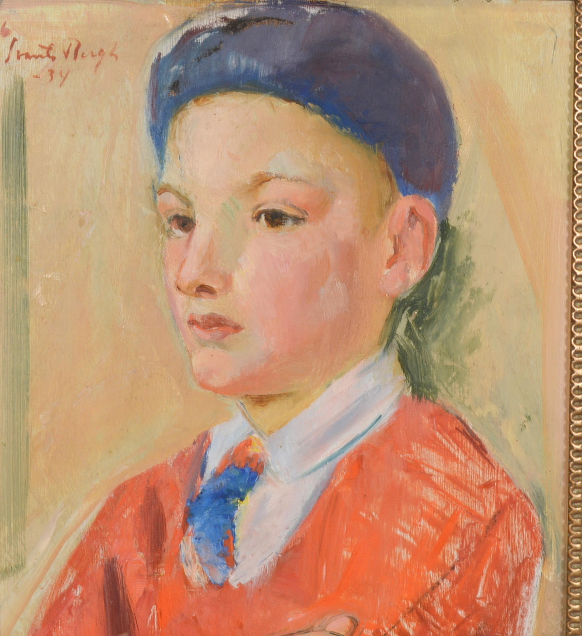 SVANTE BERGH. Olja på pannå.