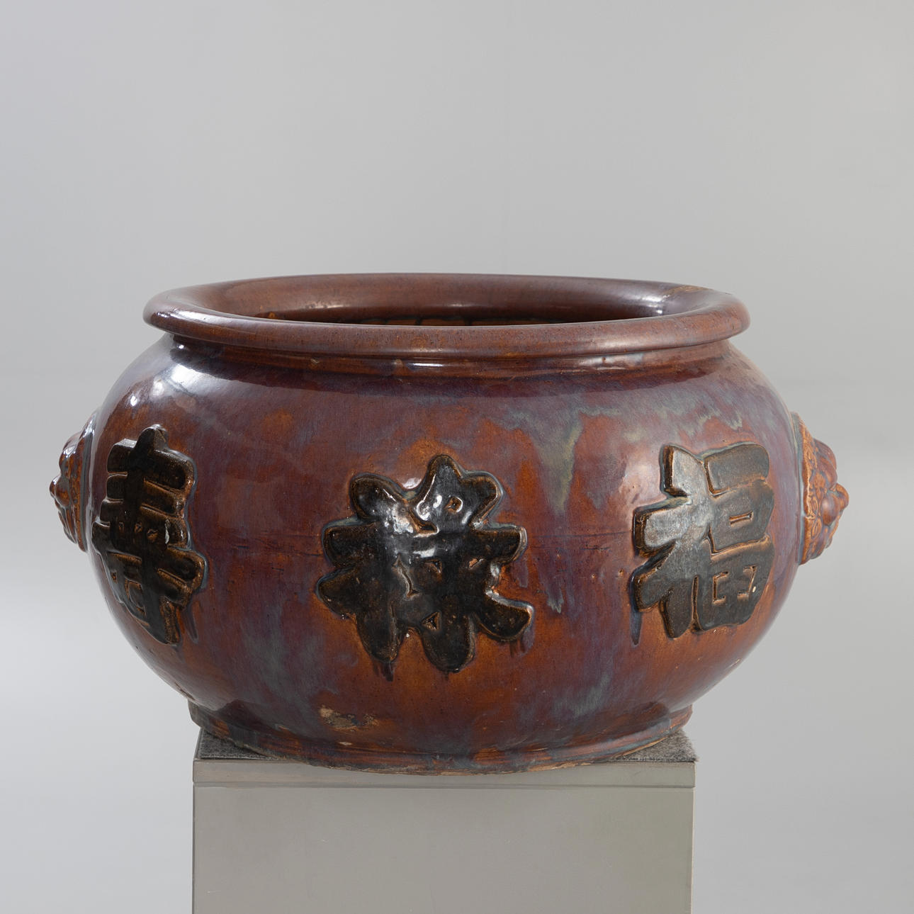 Large temple incense burner, China, 20th Jh.