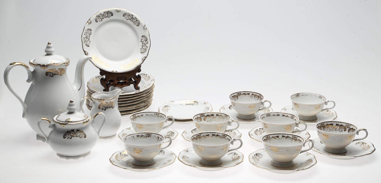 KAFFESERVIS, 33 delar, "Windsor", Bavaria, 1900-talets mitt.