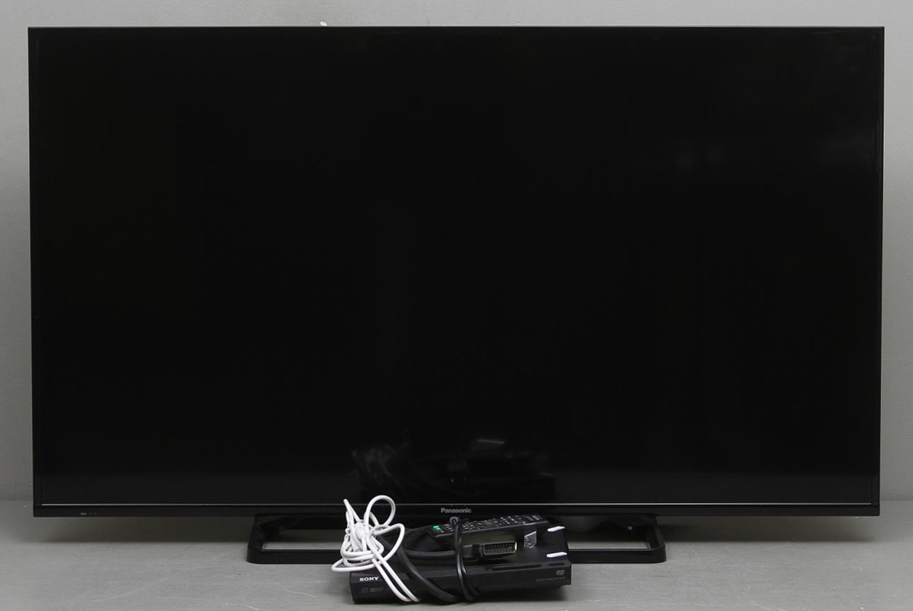 TV, Panasonic 50", TX-50AS500Y och DVD-SPELARE, Sony DVP-SR170.