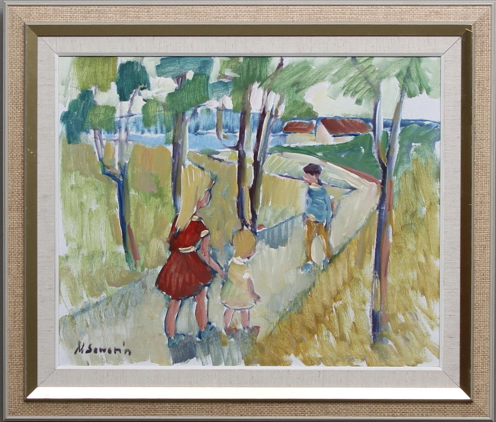 NILS SEWERIN. Olja på duk, signerad.