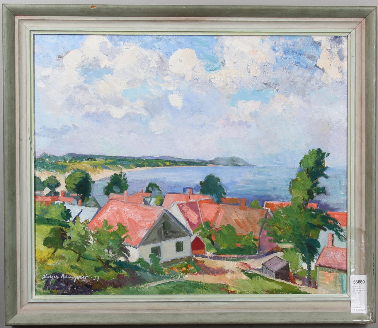 HOLGER ALMQVIST, olja på duk, signerad 1939.