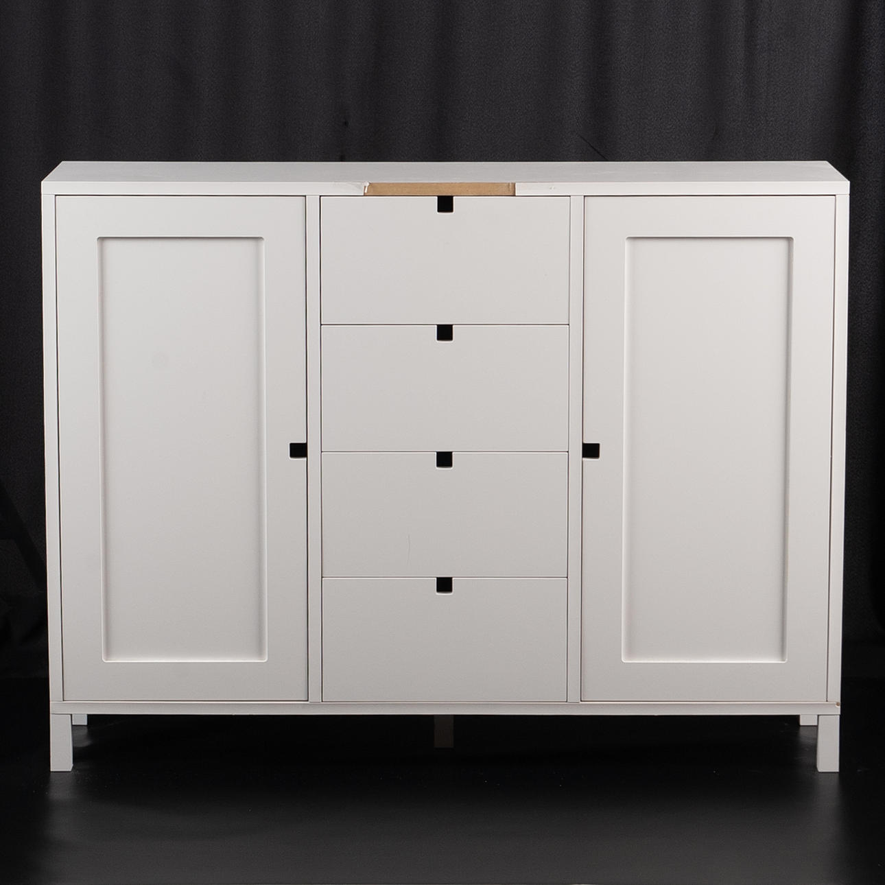 SQUARE SKÄNK, VIT, VARUMÄRKE 1898.