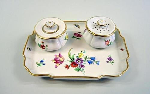 TUSCH, porslin, Tjeckien omkring 1860.