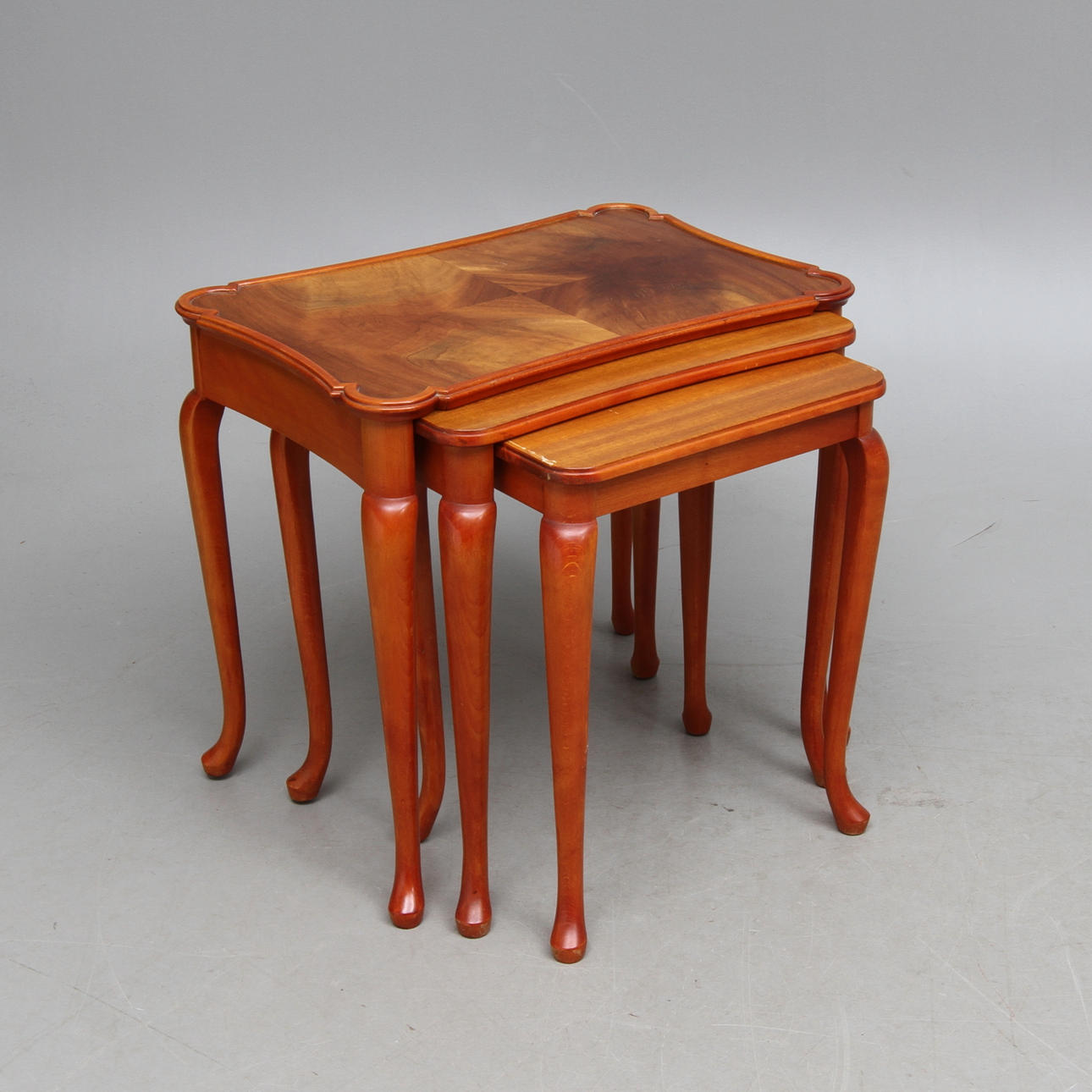 SATSBORD, 3 delar, rokokostil, Bodafors, 1900-talets andra hälft.